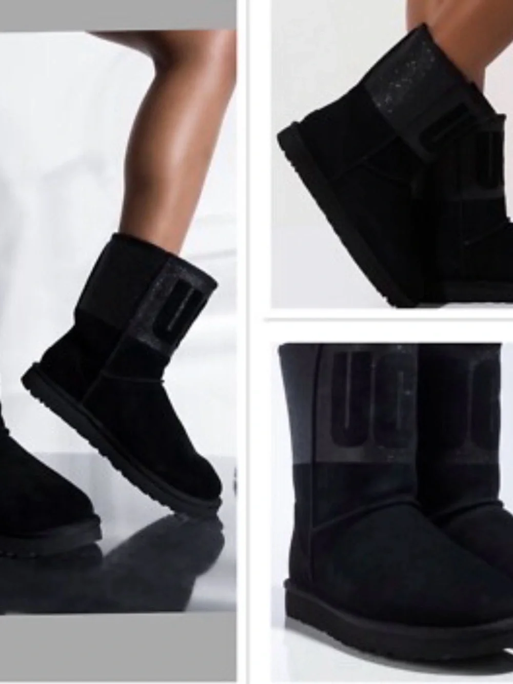 UGG Black Classic Short Boots